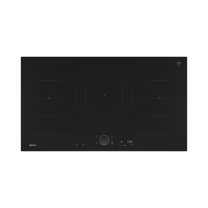 Grade A Neff T69FUV4L0 3 91.8cm 3 Zone Induction Hob Black