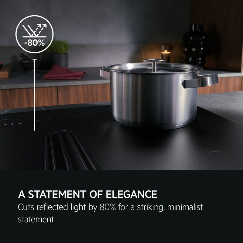 GRADE A1 - AEG 6000 Series 70cm 4 Zone Venting Induction ExtractorHob