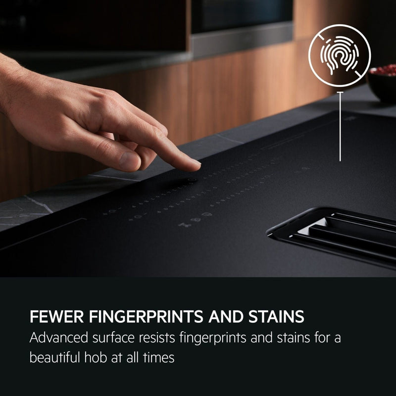 GRADE A1 - AEG 6000 Series 70cm 4 Zone Venting Induction ExtractorHob