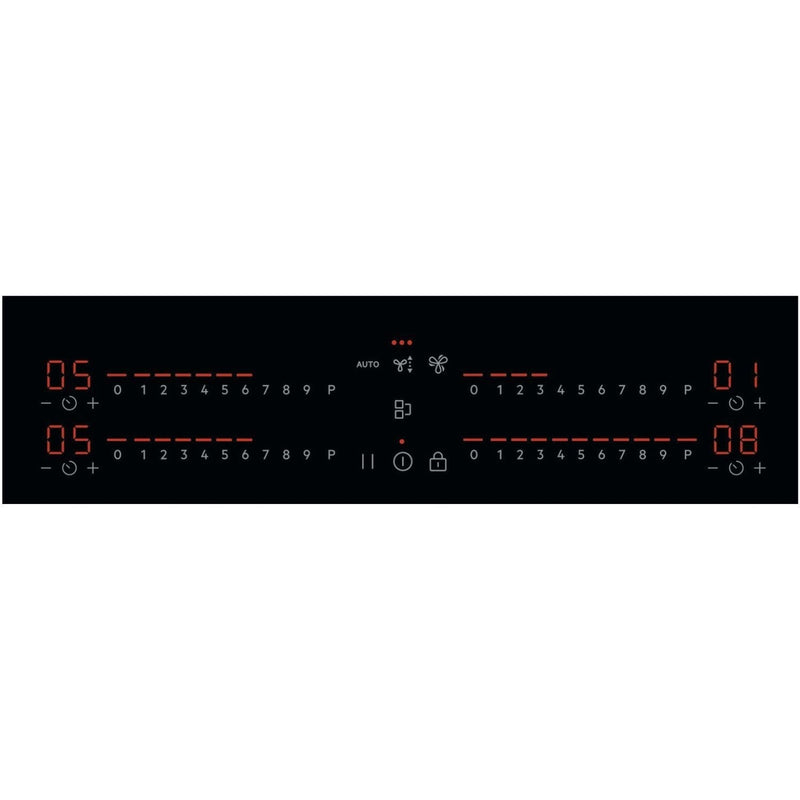 GRADE A1 - AEG 6000 Series 70cm 4 Zone Venting Induction ExtractorHob