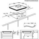 GRADE A2 - AEG 7000 Series 60cm 4 Zone Induction Hob