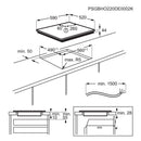 GRADE A2 - AEG SaphirMatt® 6000 Series 60cm 4 Zone Induction Hob