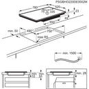 Grade B AEG 60cm 4 Zone Induction Hob