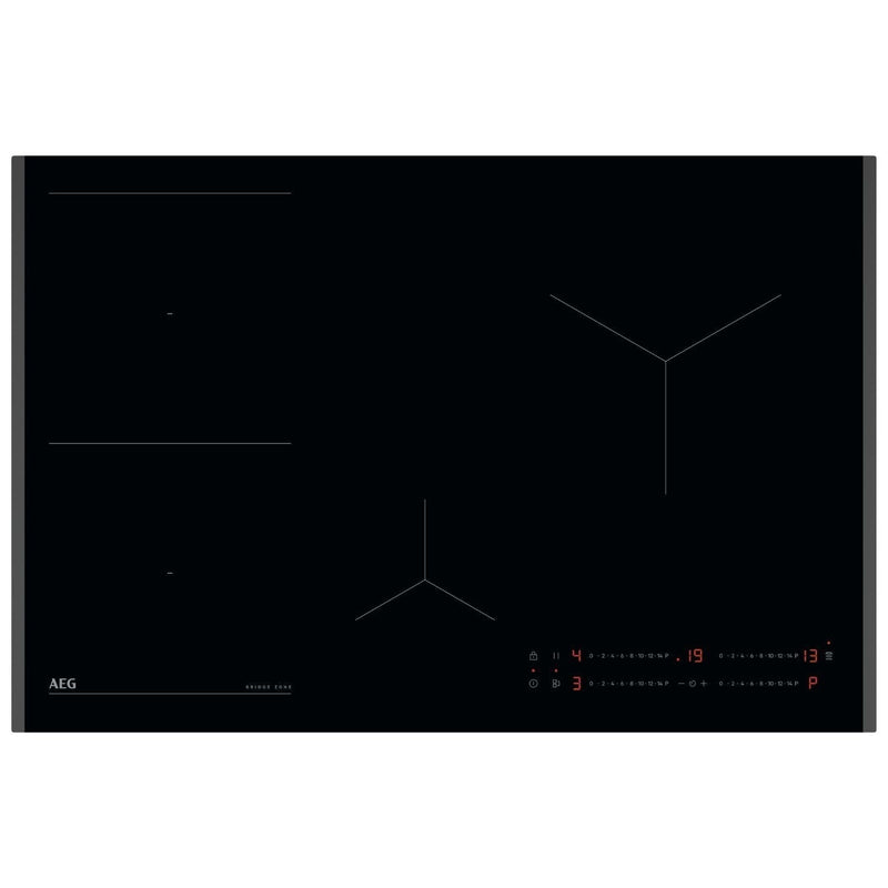 Grade A AEG 6000 Series 80cm 4 Zone Induction Hob - Black