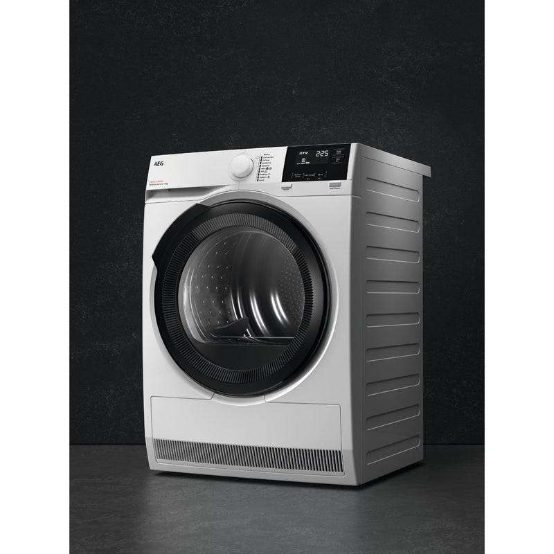 Grade B AEG 8000 Series AbsoluteCare TR819A4B Freestanding Heat Pump 9KG Tumble Dryer White