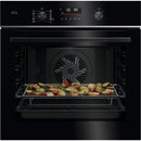 Grade B AEG 6000 Series TS6PB521AB SenseCook Electric Single Oven - Black