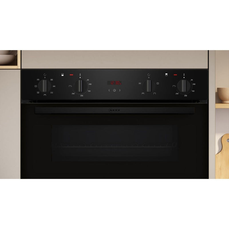 Grade A Neff N30 U1DCC0AK3B Electric Built-In Double Oven - Black