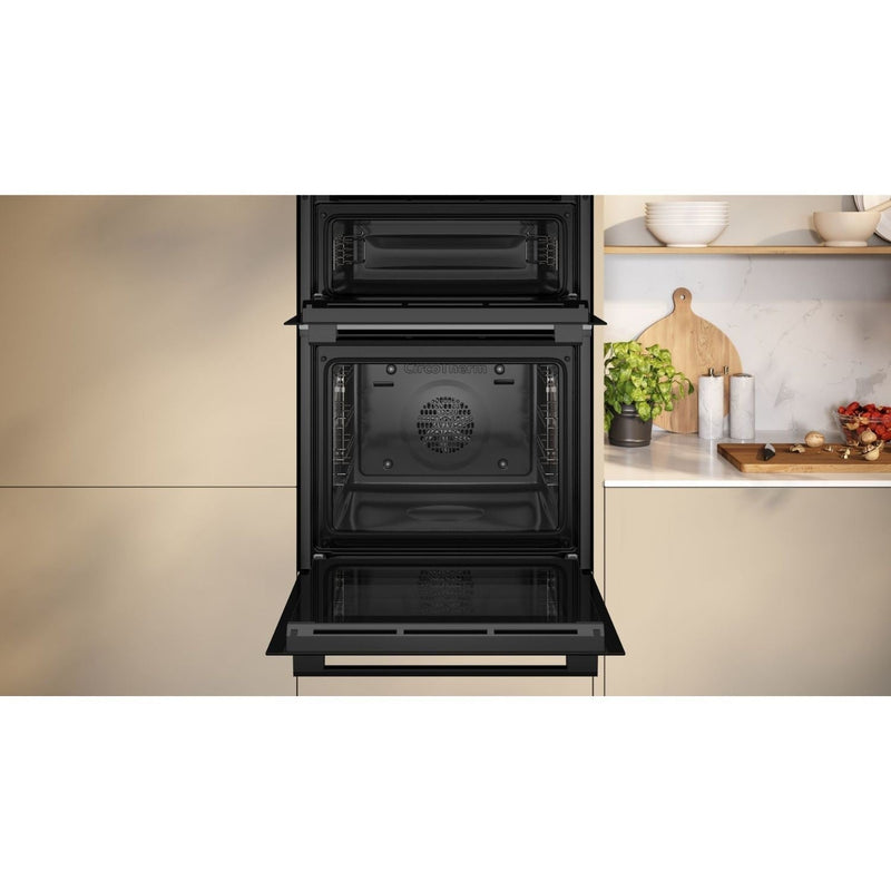 Grade A Neff N30 U1DCC0AK3B Electric Built-In Double Oven - Black