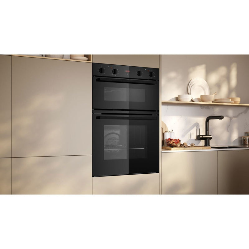 Grade A Neff N30 U1DCC0AK3B Electric Built-In Double Oven - Black