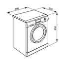 Grade B Smeg 7kg Wash 4kg Dry 1400rpm Freestanding Washer Dryer - White