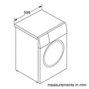 GRADE A1 - Siemens iQ500 9kg 1600rpm Washing Machine - White