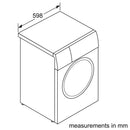 Grade A Bosch Series 8 i-Dos WGB256A1GB 10KG 1400 Spin Washing Machine White
