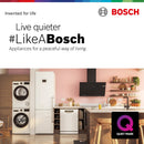 Grade A Bosch WNA134U8GB Freestanding 8/5KG 1400 Spin Washer Dryer White