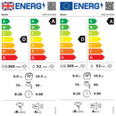 Grade B Bosch Series 8 i-Dos WNC25410GB Freestanding 10.5/6KG 1400 Spin Washer Dryer White