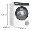 Grade C Bosch Series 6 9kg Heat Pump Tumble Dryer - White