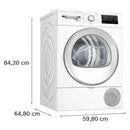 Grade A Bosch Series 4 8kg Heat Pump Tumble Dryer - White