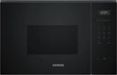 Grade A Siemens BF525LMB1B Black 800w Built-In Microwave - 20L Capacity
