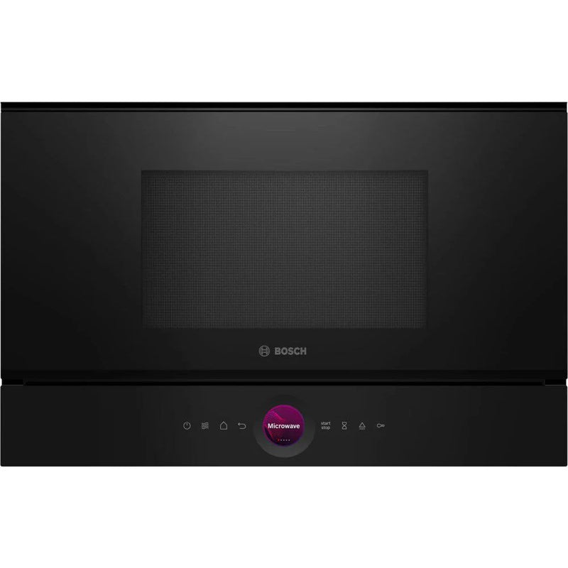 Grade A Bosch BFL7221B1B Series 8 Built-In Microwave - Black