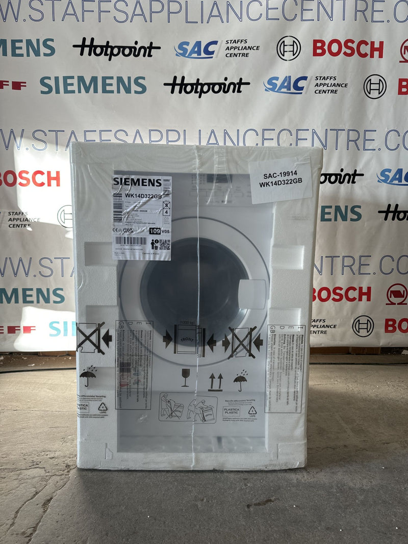 Grade A Siemens WK14D322GB Integrated Washer Dryer