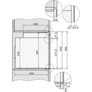 Grade B 76L Multifunction Electric Built-in Single Oven - Stainless Steel
