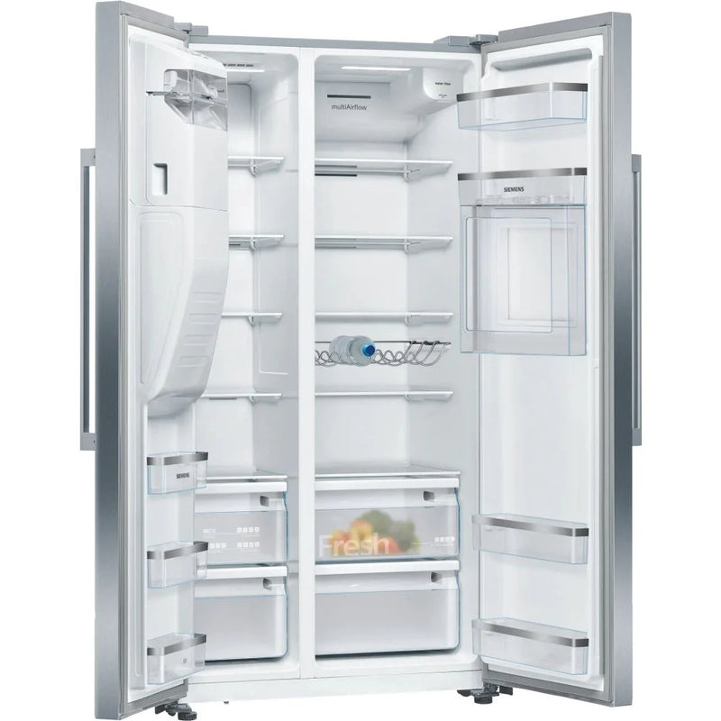 Grade A Siemens KA93GAIDP iQ500 American Fridge Freezer - Stainless Steel