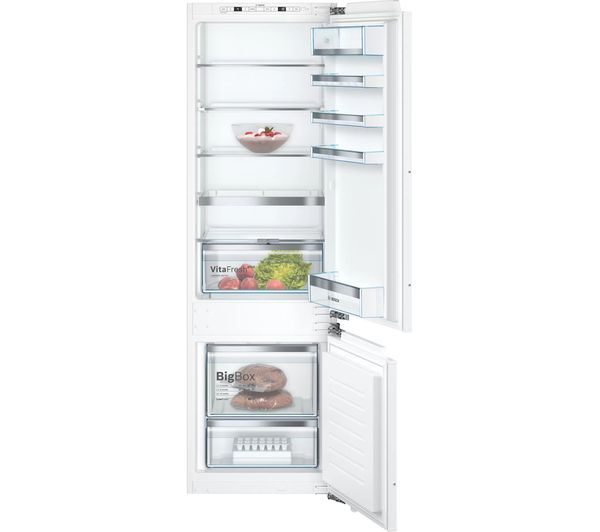 Grade B BOSCH Series 6 KIS87AFE0G 70/30 Integrated Fridge Freezer - Fixed Hinge