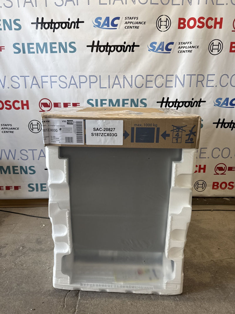 Grade A Neff S187ZCX03G N70 Fully Integrated Dishwasher - 14 Place Settings