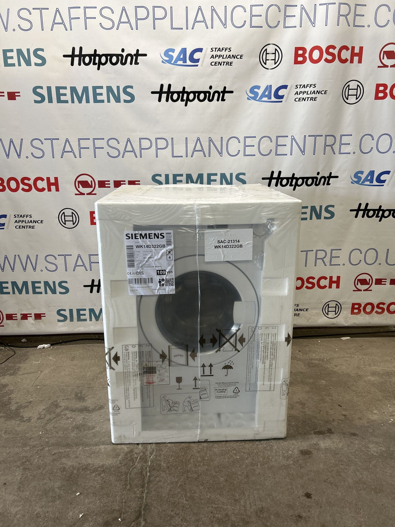 Grade A Siemens WK14D322GB 7kg/4kg Integrated Washer Dryer – White