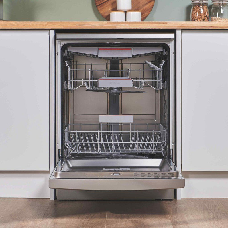 Grade A Bosch SMS6ZCI10G Series 6 Dishwasher 14 Place Settings - Stainless Steel