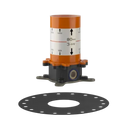 Gessi Goccia External parts for freestanding external bath mixer 33029