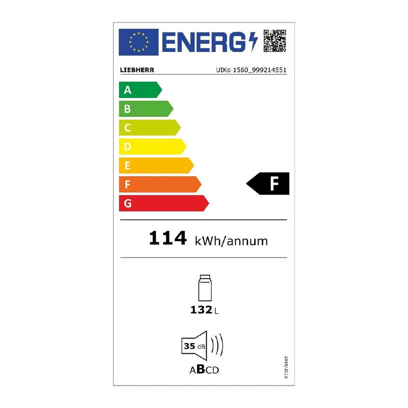 Liebherr - UIKo 1560 Premium Under-Worktop Refrigerator For Integrated Use