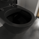 Villeroy & Boch Subway 2.0 Matt Black Wall Mounted Toilet and Soft Close Seat 5614CRS5