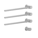 Vola T39EL/3 Flush-Mounted Towel Warmer for Electrical Connection with 3 Heating Rods black matt-T39EL/3-40