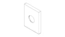 Dornbracht Square Escutcheon For Overhead Shower 092767009-00 - Ideali