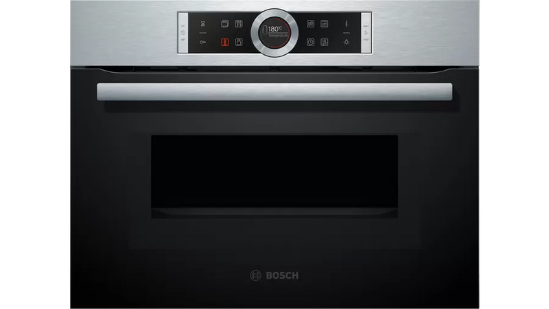 Bosch Serie 8 Built-In Combi Microwave Oven 45x60cm CMG633BS1