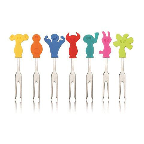 SNACK MARKERS PARTY PEOPLE SET OF 8 - ASSORTED - Vacu Vin  1841060
