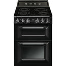 Smeg Victoria Range Cooker 60cm Two Cavity Cooker TR62IBL - Ideali
