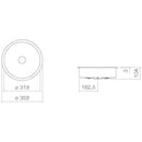 Alape Unisono Ub.Ke Undermount Washbasin - Ideali