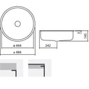 Alape Sondo Ub.So450.2 Undermount Washbasin - Ideali