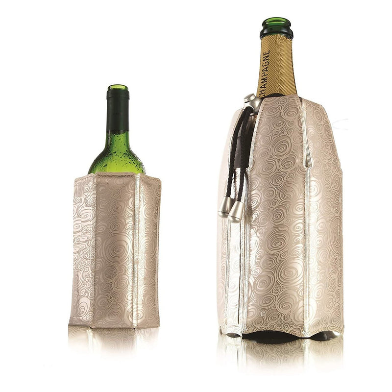 Rapid Ice Wine and Champagne Cooler Set - Platinum