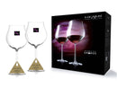 SHANGHAI SOUL BURGUNDY GRANDE GLASS - 975ML (Pack 2 piece)