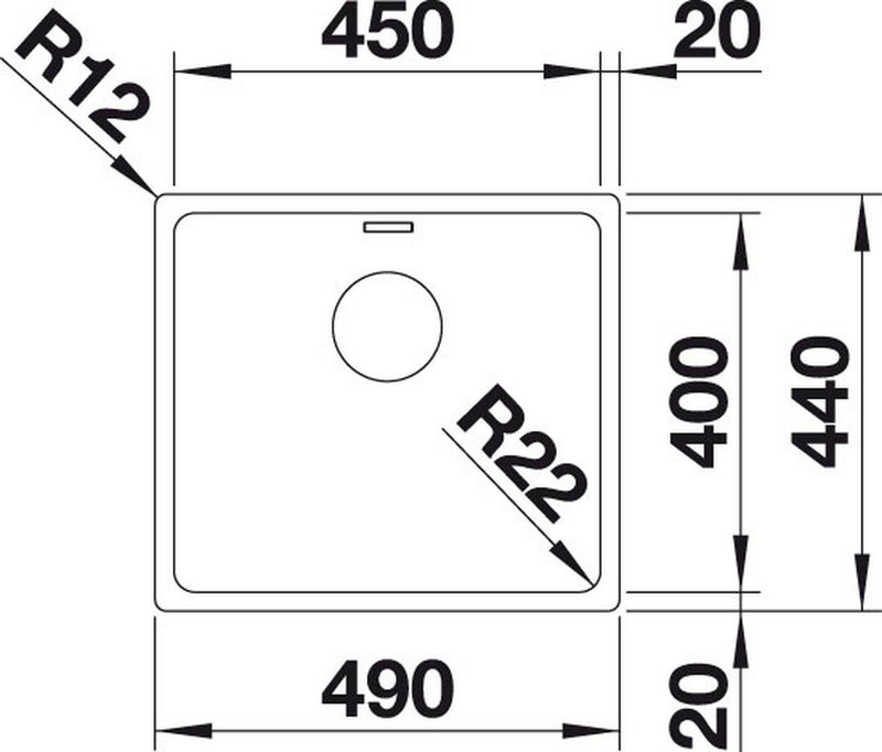 Blanco Andano 500-If Sink - Ideali