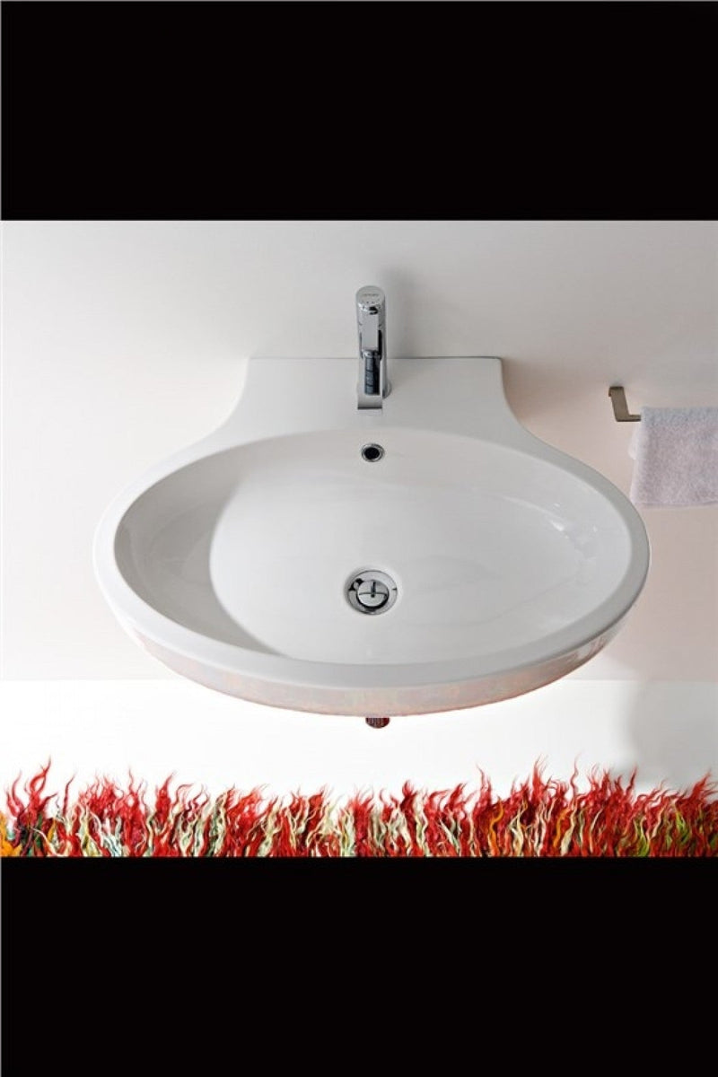 Scarabeo Planet wall hung sink 8109