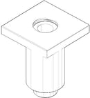 Dornbracht Escutcheon Matt Platinum 90277802300-06 - Ideali