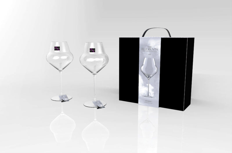 ELEMENTS AIR HAND-MADE WINE GLASS 730ml (2 piece Pack)