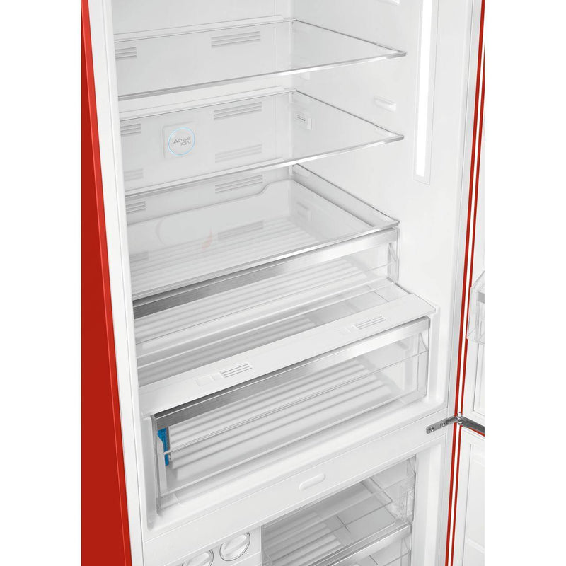 Smeg Fridge Freezer 205x71cm FAB38RRD5 - Ideali