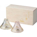 FUJI MOUNTAIN SAKE CUP WHITE & PINK - ASSORTED - Toyo Sasaki  G636-T73