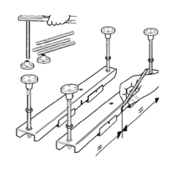 Laufen Bath Legs 13.5 - 19 Cm - Ideali