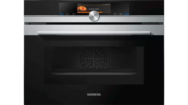 Siemens iQ700 Built-In Combi Microwave Oven 60x45cm CM678G4S1