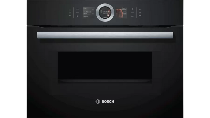 Bosch Serie 8 Built-In Combi Microwave Oven 45x60cm CMG676BB1